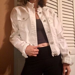 White Denim Jacket